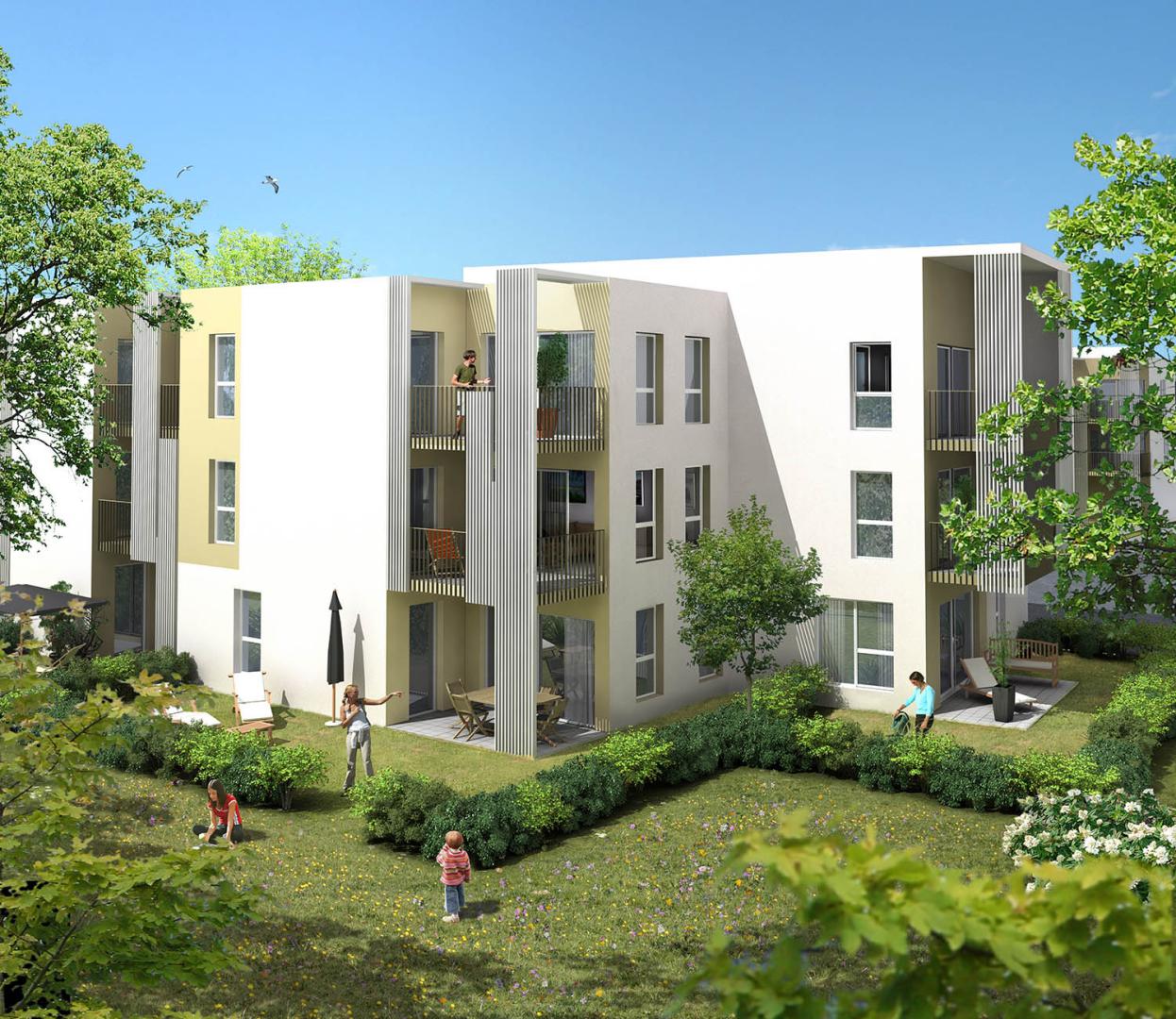 Logements à Auray - Espacil - Lamotte - Architecte: Stephanie Fiévé