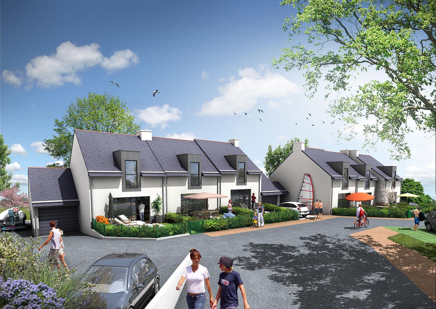 Logements à Guidel - Jehanno Immobilier - Architecte: Imhotep Vannes