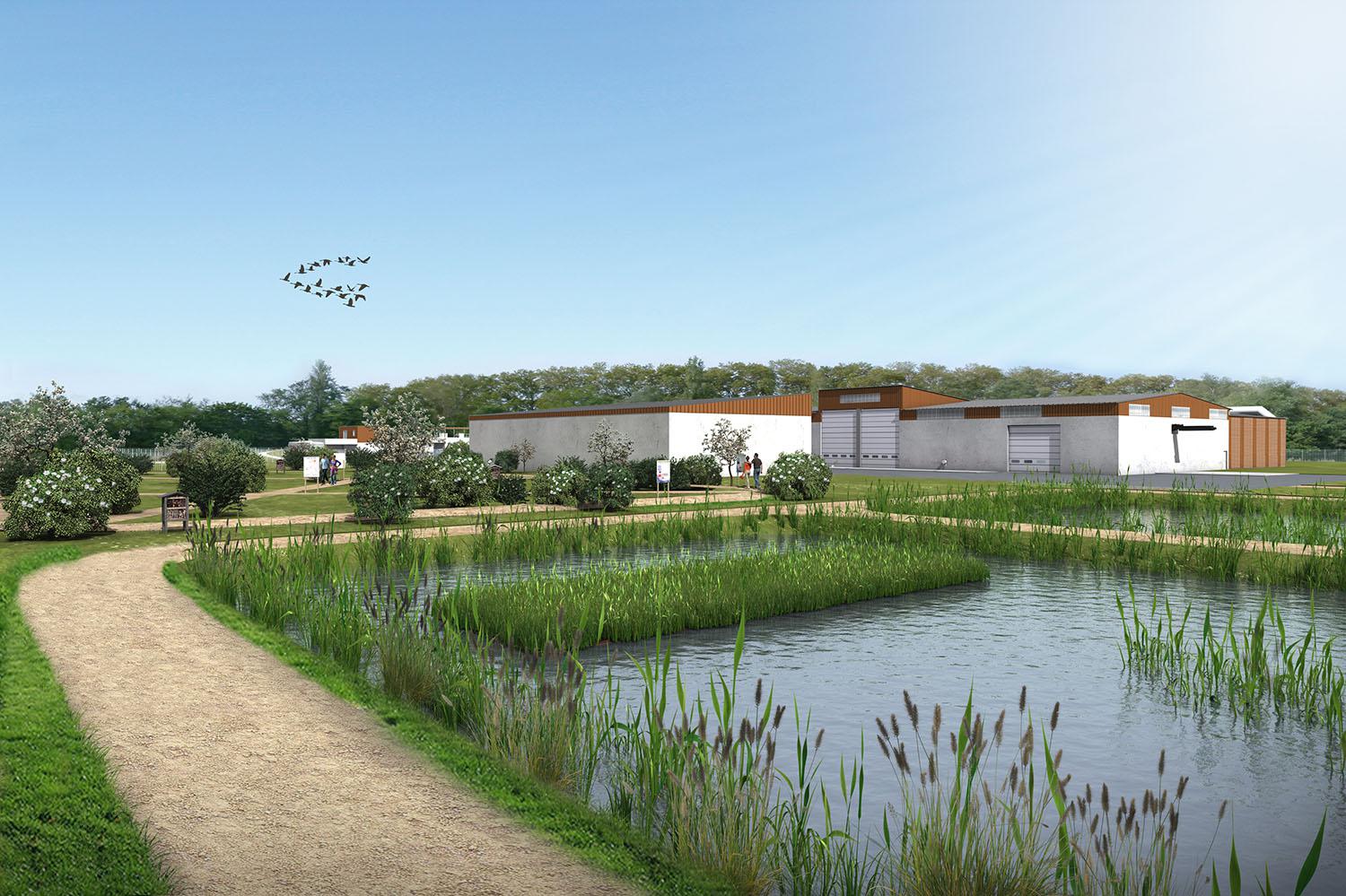 Aménagement d'un chemin pédagogique - Usine de traitement de l'eau
